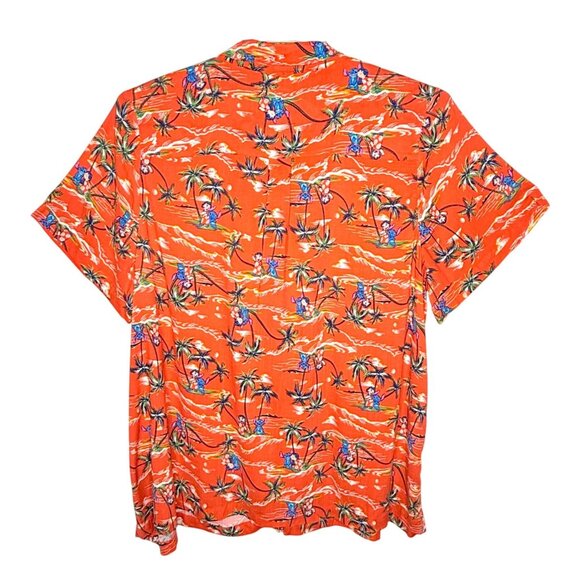 Disney Torrid Lilo & Stitch Tiki Hawaiian Button Down Shirt 5X - NWT - Picture 5 of 11